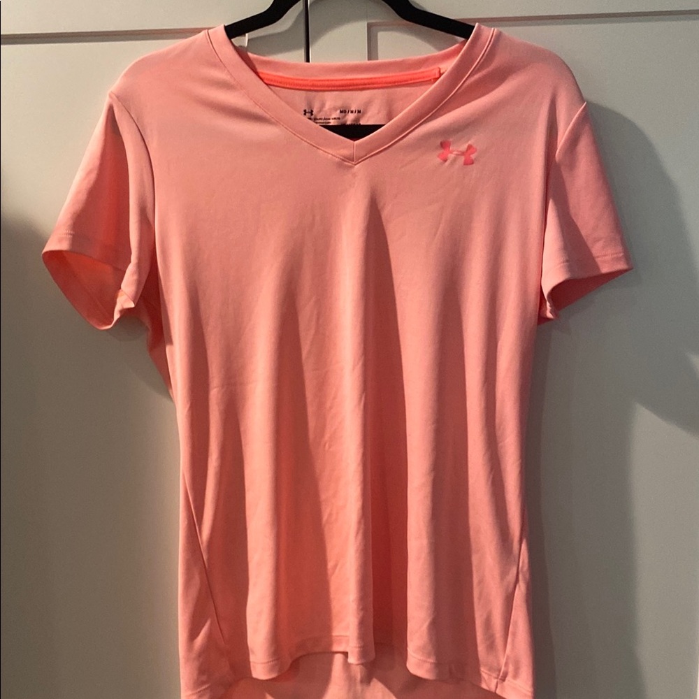 Under Armour Pink Fitted Short Sleeve T-Shirt